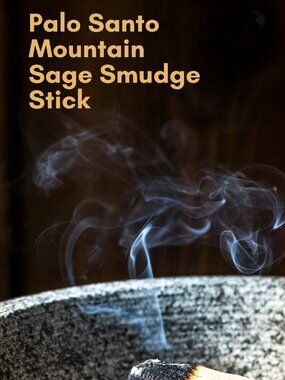 Palo Santo Mountain Sage Smudge Stick Bundle